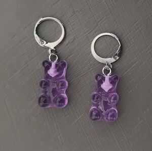 Gummy Bear Leverback Dangle Earrings